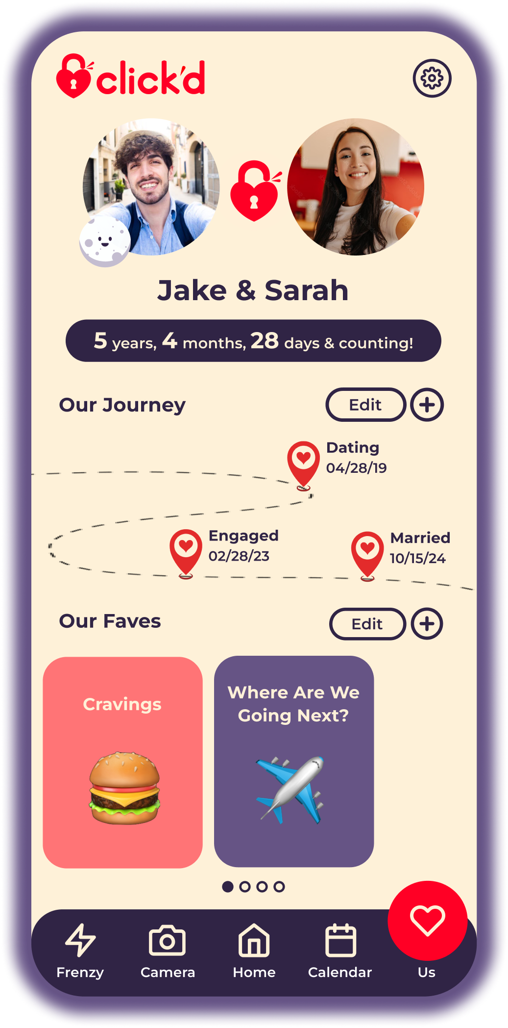 App screen